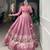 Baby Pink Colour Wedding Special Crop Top Lehenga