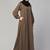 Women's inner abaya with side pockets and cuff sleeves