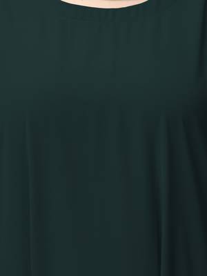 Women's inner abaya with side pockets and cuff sleeves 5