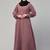 Women's inner abaya with side pockets and cuff sleeves