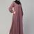 Women's inner abaya with side pockets and cuff sleeves