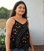 Black bandhani tunic