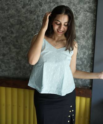 Powder blue tunic 1