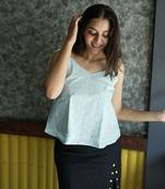 Powder blue tunic