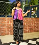 Pink purple leheriya tunic