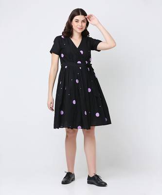 Blackberry polka dress 1