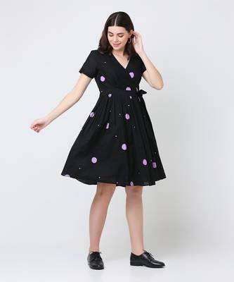 Blackberry polka dress 2