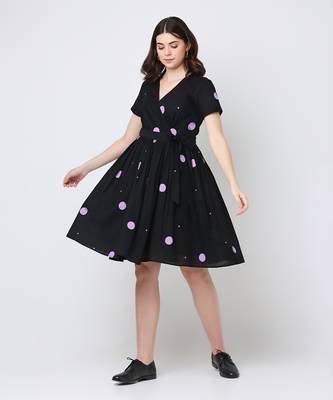Blackberry polka dress 3