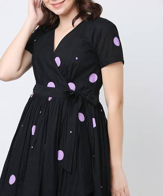 Blackberry polka dress 4
