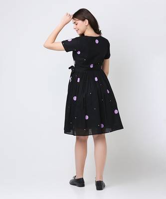 Blackberry polka dress 5