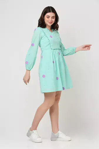Seasaw polka dress