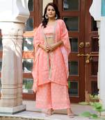 Peach polka co ord set