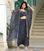 Black leheriya co ord set