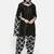Rajnandini black cotton blend printed ready to wear salwar suit