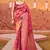 Pink Subhi silk Bland Zari weaving Pallu Border saree with Blouse