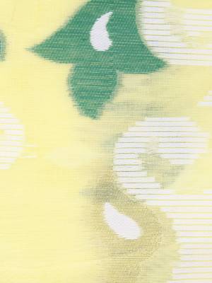 Pinkloom women's yellow pure cotton cotton-sarees without blouse 4