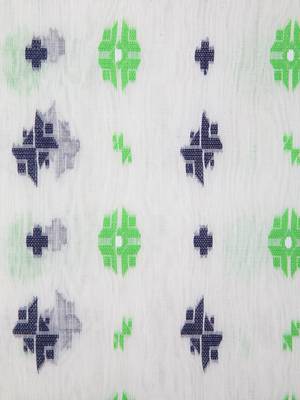 White Hand Woven Pure Cotton Saree Without Blouse 4