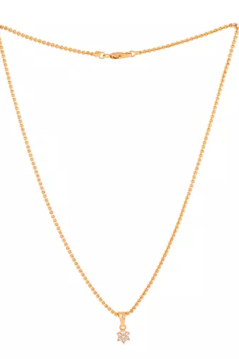 Golden diamond pendant SHORT necklace earrings and finger ring set one gram gold