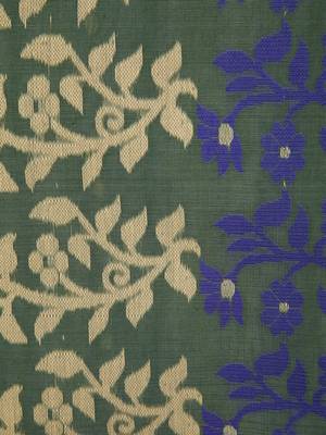 Pinkloom Women'S Green Hand_Woven Soft Cotton Jamdani-Sarees Without Blouse Piece 4
