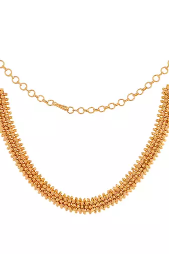 Golden choker short one gram gold