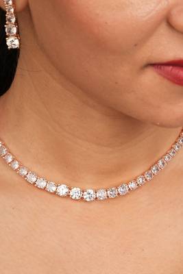 Gold Plated Alloy necklace sets 5