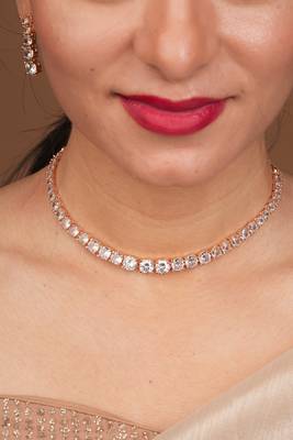 Gold Plated Alloy necklace sets 6