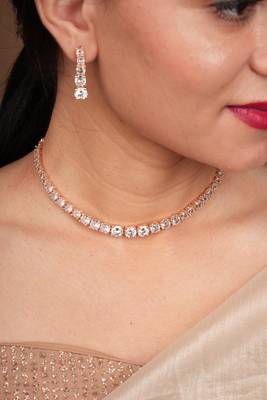 Gold Plated Alloy necklace sets 1