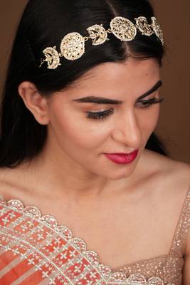 Festive Kundan Gold Plated Sheeshphool 1