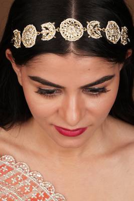 Festive Kundan Gold Plated Sheeshphool 5