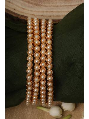 White Alloy bangles and bracelets 1