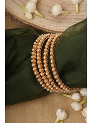 White Alloy bangles and bracelets 2