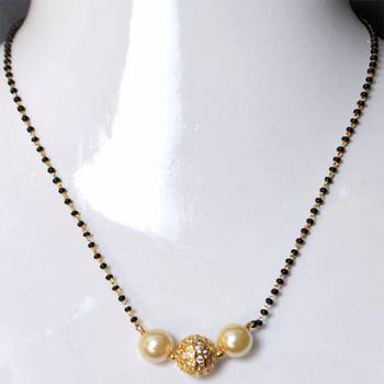 BLACK BEADS GURANTED SET - ANMOL JEWELS 