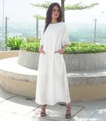 Vittoria white kaftan