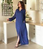 Alexa blue kaftan