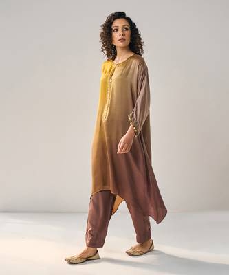 Ombre kaftan set 2