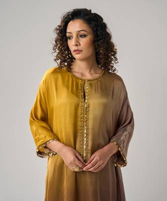 Ombre kaftan set 4
