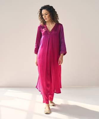 Ombre kaftan set 1
