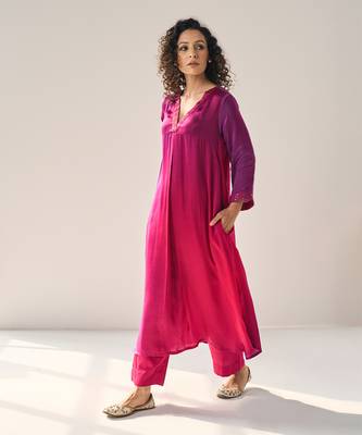 Ombre kaftan set 2