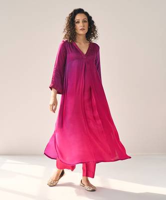 Ombre kaftan set 3