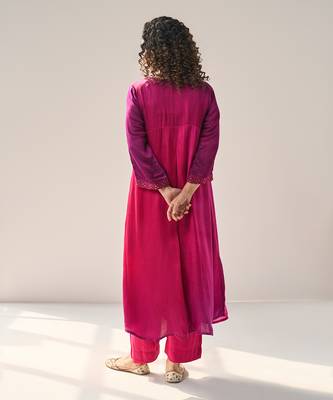 Ombre kaftan set 4