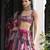 CHARMING PURPLE TABBY SILK ZARI WITH EMBROIDRED WORK SEMI STITCHED LEHENGA CHOLI FOR PARTYWEAR