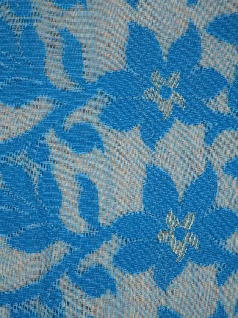 Pinkloom Women'S Beige Hand_Woven Cotton Jamdani Saree Without Blouse