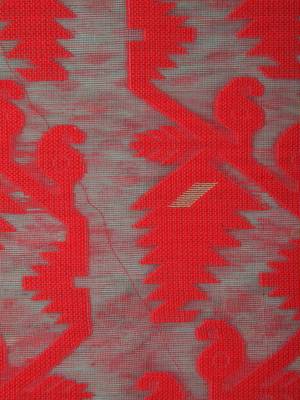 Pinkloom Women'S Multi-Color Hand_Woven Cotton Jamdani Saree Without Blouse 4