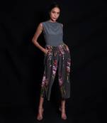 Titanium floral printed jumpsuit