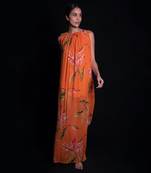 Sundial floral crinkled dress