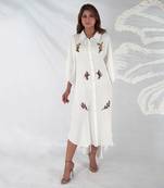 Ilana white floral kaftan