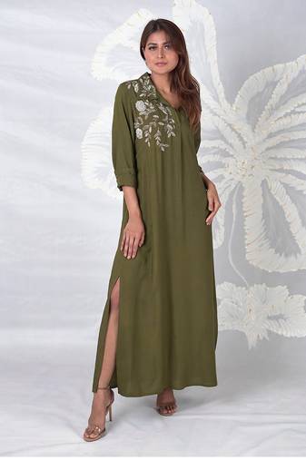 Elira peridot dress