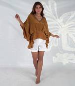 Arela emrboidered top