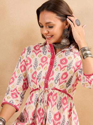 Winered woman off-white embroidered co-ord set 3