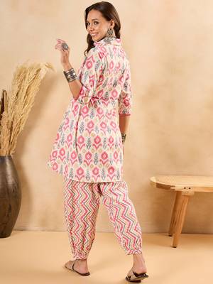 Winered woman off-white embroidered co-ord set 5